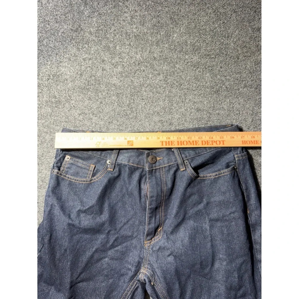 Vintage Genes 1891 Slim Fit Jeans Mens 34x30 Dark Wash Indigo Denim Pants